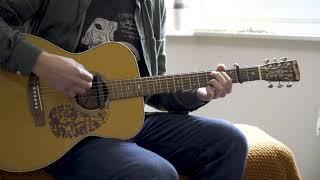 How to play The Beatles Norwegian wood - Guitar lesson