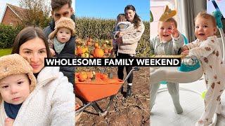 Wholesome Weekend Vlog  Pumpkin Picking Holiday Prep & DIY