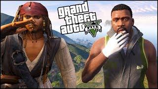 FR4NKLIN REAGISCE alla NUOVA DR0G4 di JACK SPARROW  GTA 5 ITA