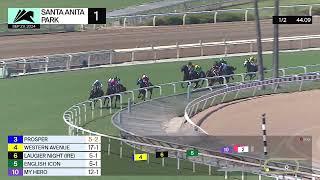 Sine Qua Non wins Race 1 on Sunday September 29 at Santa Anita Park