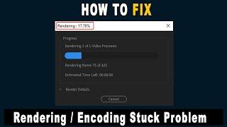 How to fix Rendering problem in premiere pro 2023  How to fix encoding problem in premiere pro 2023