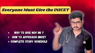 INICET November Complete Study Plan Everyone Must give this INICET #inicet #neetpg