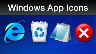 Windows App Icons 2001 - present