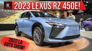 2023 Lexus RZ 450e – Redline First Look – 2022 LA Auto Show