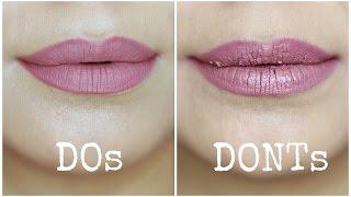 Liquid Lipstick Mistakes to Avoid  Dos and Donts