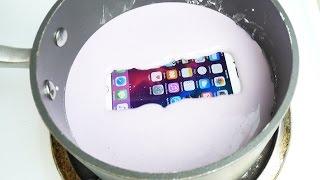 How Does an iPhone 7 React In Boiling Oobleck?