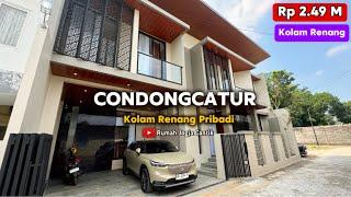 Rumah Condongcatur  KOLAM RENANG PRIBADI   Dekat UGM UPN Furnished ‼️ KONTEMPORER 2.39 M Aja
