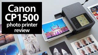 Canon SELPHY CP1500 review BEST photo printer?
