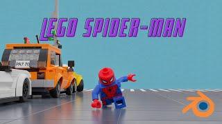 Making mecabricks lego spider man swing in blender