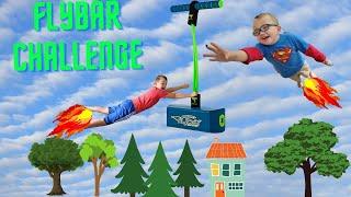 Pogo Challenge flybar toy review and play falling fails