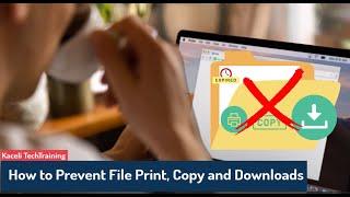 How to Prevent File Downloading Copying and Printing Using Google Drive