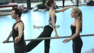 at Mika Stefanos celebrity ballet class Reeva Steenkamp ...