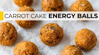 ENERGY BALLS RECIPE  carrot cake protein bites