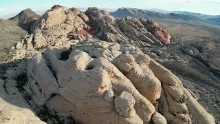 4K Drone Footage - Red Rock Canyon - January 2023