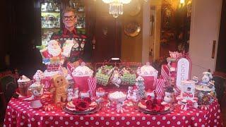 Christmas Hot Cocoa Tablescape Christmas Table Setting