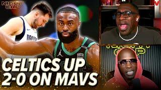 Reaction to Celtics beating Mavericks in Game 2 of NBA Finals Kyrie is failing Luka  Nightcap