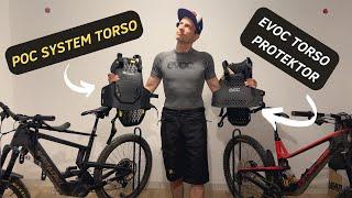 Leichte Torso-Protektoren für MTB Evoc vs. POC im Vergleich  Sicherheit für Vorbilder