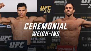 UFC 278 Ceremonial Weigh-In