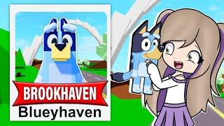 Hice Mi Propio Brookhaven de BLUEY en Roblox