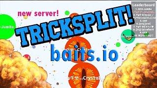 agario live stream New pvp server  Baits.io Tricksplit