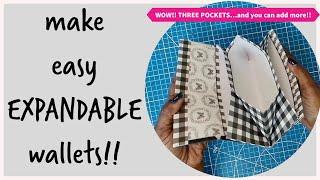 DOLLAR TREE HACK…seriously  expandable wallet…COME SEE HOW EASY IT IS TO MAKE