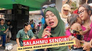 Penghayatan Begitu Mendalam Nia Dirgha Bawakan Lagu Salahmu Sendiri - Irama Dopang Live zombi Kediri