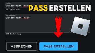 Roblox Gamepass erstellen für PLS Donate Deutsch  Pass in PLS Donate verkaufen