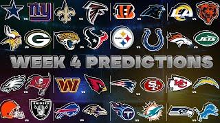 NFL Week 4 Predictions