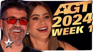Americas Got Talent 2024 ALL AUDITIONS  Week 1