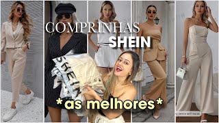 Compras da SHEIN - Peças elegantes versáteis e neutras - o LOOK DE RICA