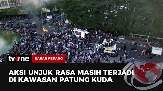 Demonstran Masih Lakukan Orasi di Patung Kuda usai Putusan Hasil Gugatan Pilpres 2024  tvOne