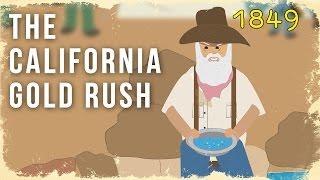 The California Gold Rush cartoon 1849 The Wild West