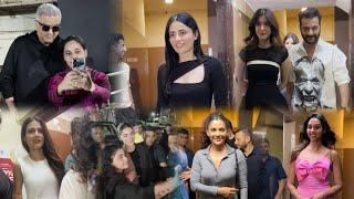 Celebrities Exit Video After Ulajh Screening Juhu PVR - Fatima Khushi ShanayaBoney Kapoor Jahnvi