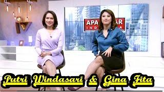 Putri Windasari & Gina Fita in APAKABAR INDONESIA SIANG - TVOne Sunday 11 February 2024