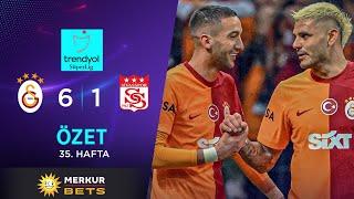 MERKUR BETS  Galatasaray 6-1 Sivasspor - HighlightsÖzet  Trendyol Süper Lig - 202324