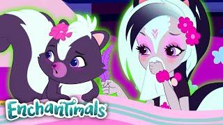 Caring for Sick Enchantimals  Sneaky Sniffles & Skunky Nose  Tales from Everwilde