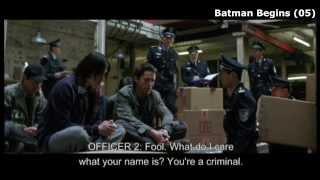 Batman Begins clip2-4 the Power of Fear. The Taste of Desperatoin and the Thrill of Crime