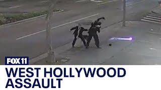 Attack in West Hollywood caught on camera