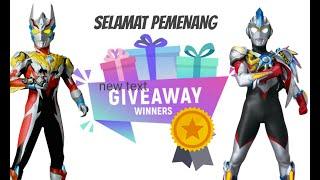 SELAMAT PEMENANG GIVEAWAY ULTRAMAN LEGEND OF HEROES  2024