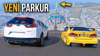 Japon Honda Ailesi Arabalar Uçma Parkurunda YENİ PARKUR - GTA 5