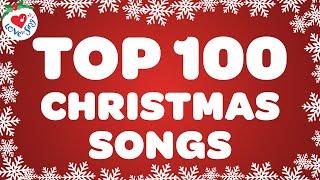 Popular Christmas Songs with Lyrics Playlist 2023  12 HOURS Top Christmas Songs