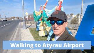 A Walk to Atyrau Airport in Kazakhstan