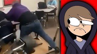 THIS TEACHER STARTED THROWING HANDS