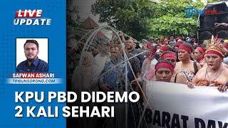 Orang Asli Papua 2 Kali Geruduk KPU Papua Barat Daya Kawal Pengusungan Paslon Gubernur-Wagub