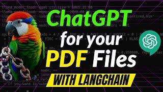 Build Chat PDF app in Python with LangChain OpenAI Streamlit  Full project  Learn Coding