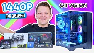 Ultimate 1440p Gaming PC Build 2023  Lian Li O11 Vision & RTX 4080