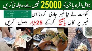 Ehsaas program 25000 online Registration  Ehsaas new program 25000