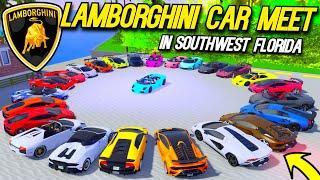 The BIGGEST LAMBORGHINI CAR MEET in Southwest Florida