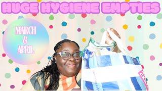 Huge Body Care & Hygiene EmptiesMarch & April Hygiene Empties