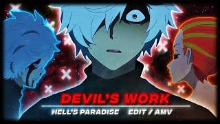 「Devils Work 」Hells Paradise「AMVEDIT」4K